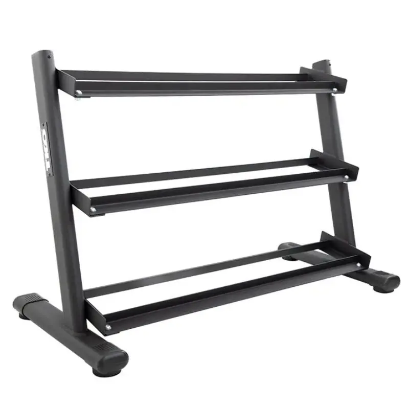 TKO Strength 3-Tier Rail Dumbbell Rack for Hex Dumbbells - 6230-B