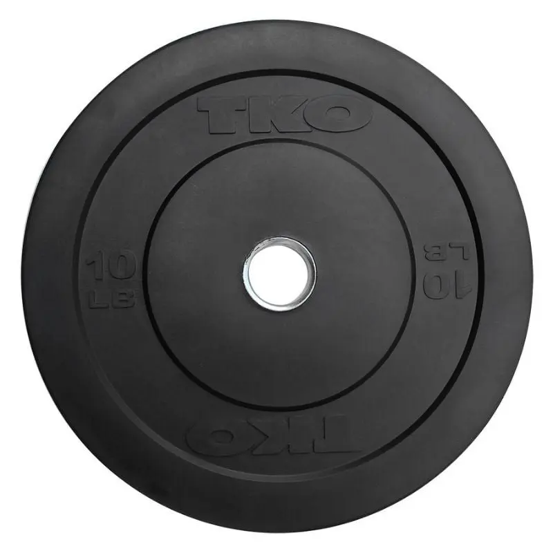 TKO Strength Rubber Bumper Plates Set - 802BP