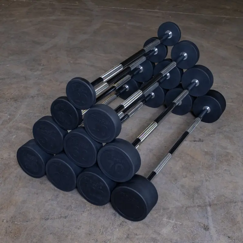 Body-Solid Fixed Weight Straight Barbell Sets - SBBS