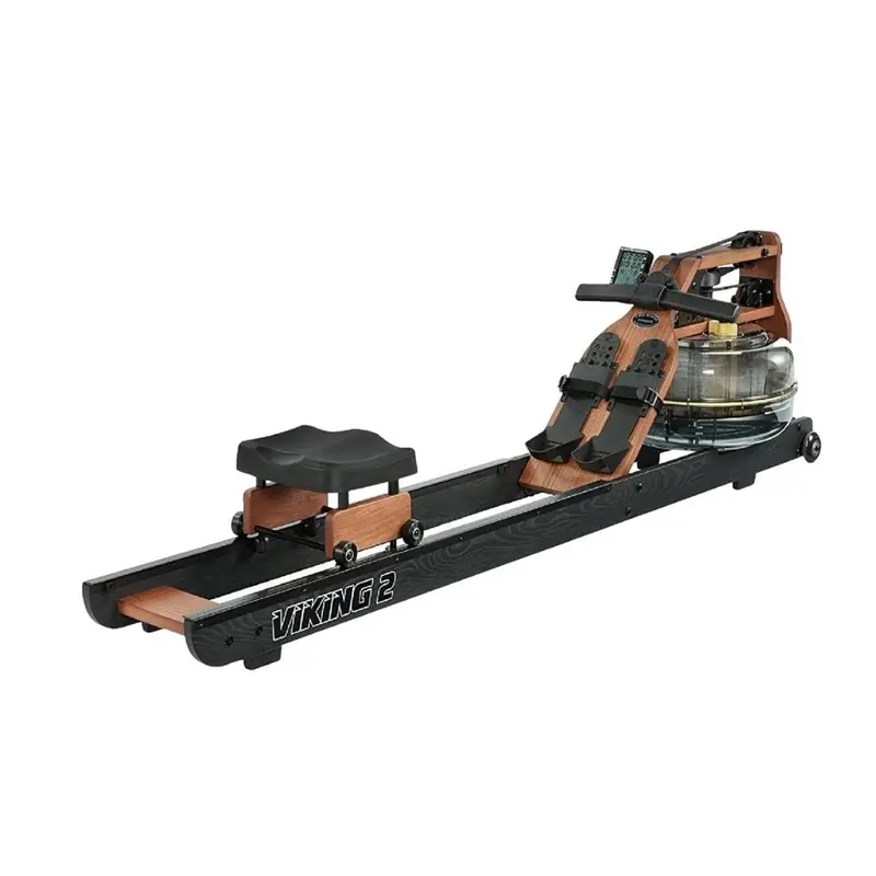 First Degree Fitness Viking 2 AR Plus Reserve Indoor Water Rower, Black Rails