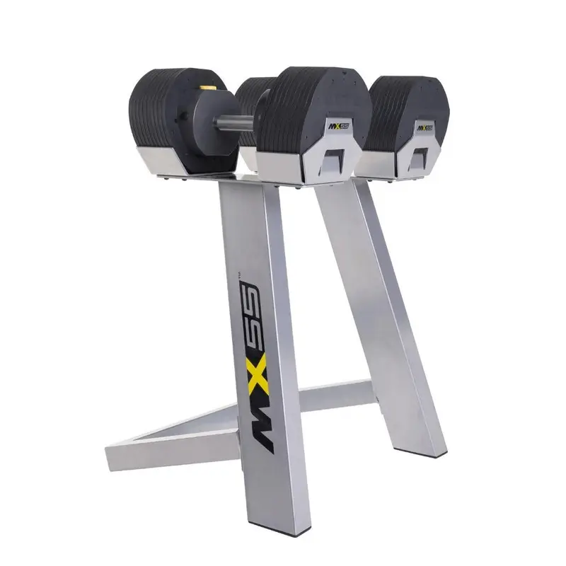 MX Select Adjustable Dumbbells MX55 with Stand