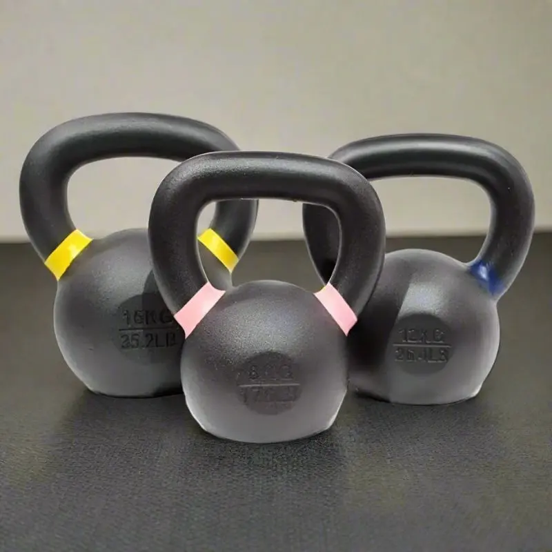 TAG Fitness Powder Coated Cast Iron Kettlebell