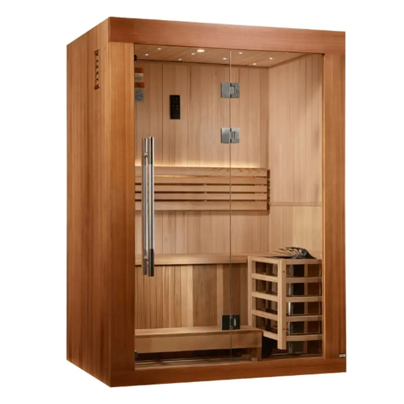Golden Designs "Sundsvall Edition" 2-Person Traditional Steam Sauna, GDI-7289-02