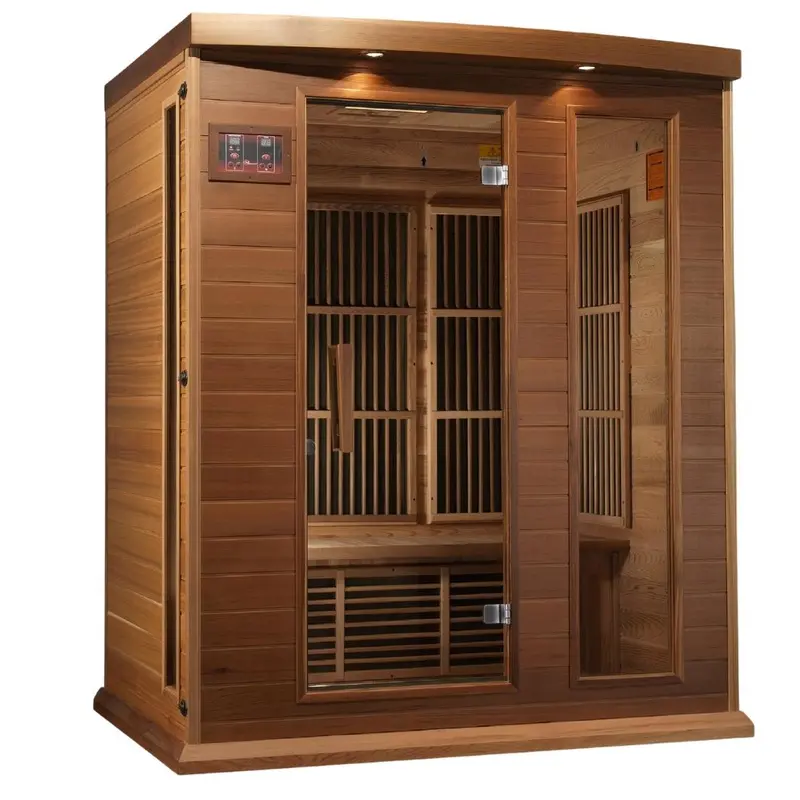 Maxxus 3 Person Low EMF FAR Infrared Sauna MX-K306-01-CED