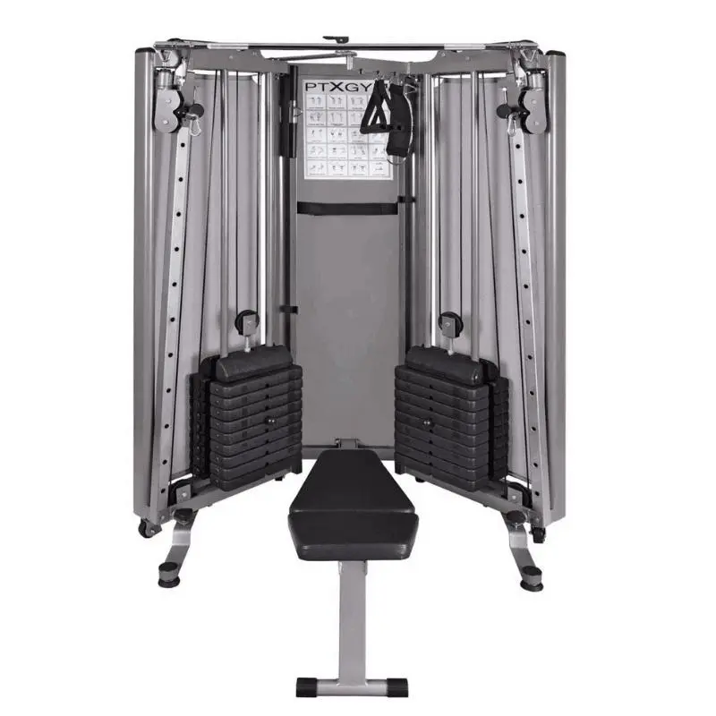 PTX Gym Folding Functional Trainer Compact and Portable Home Gym