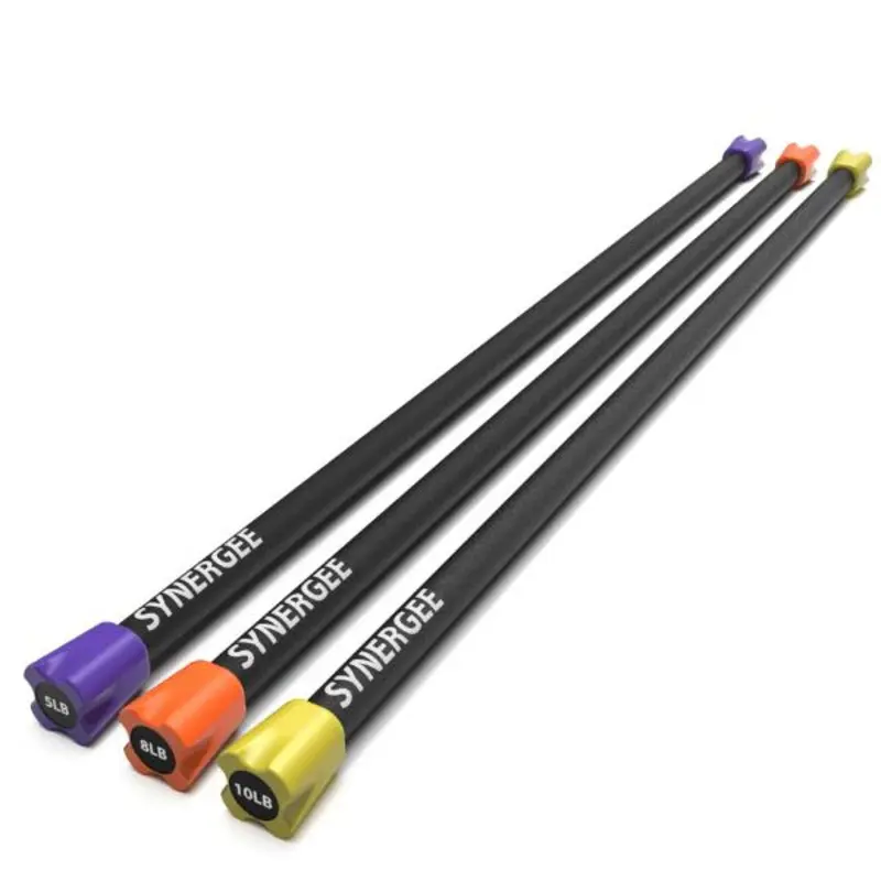 Synergee Weighted Workout Bars Singles and Sets