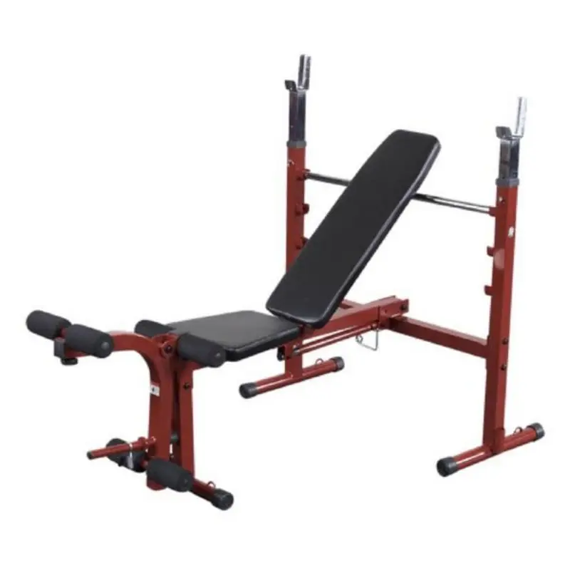 Best Fitness Folding Olympic Bench with Leg Developer