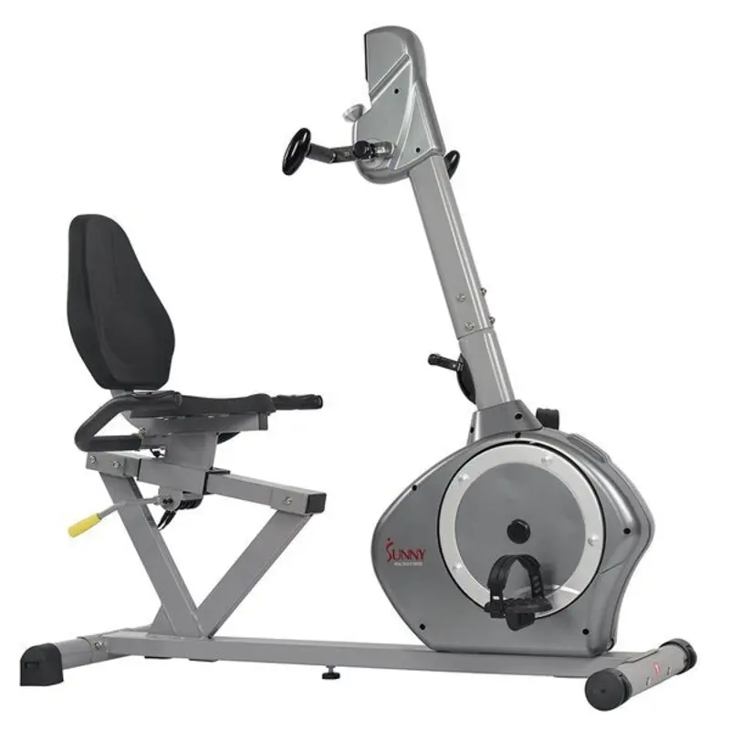 Magnetic Recumbent Exercise Bike with Arm Exercisers