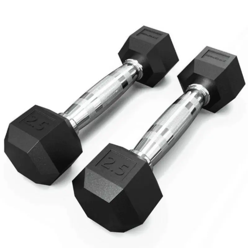 Synergee Rubber Hex Dumbbells Pairs