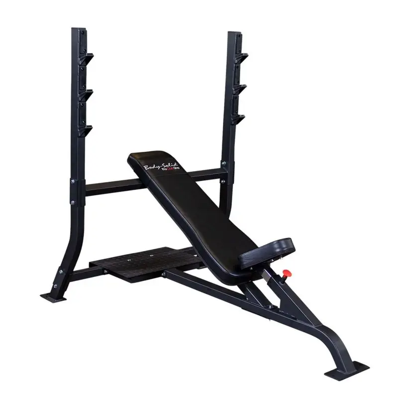 Body-Solid Pro Clubline Fixed Olympic Incline Press Bench SOIB250
