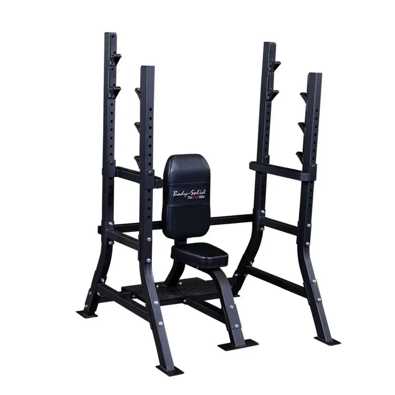 Body-Solid Pro Clubline Fixed Olympic Shoulder Press Bench SOSB250