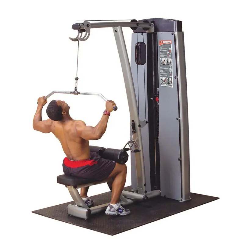 Body-Solid Pro Dual Lat Mid Row Machine with Weight Stack DLATSF