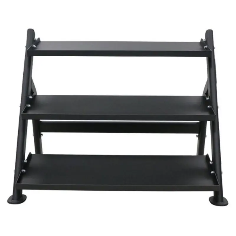 TKO 3-Tier Horizontal Dumbbell Shelf Rack 6235