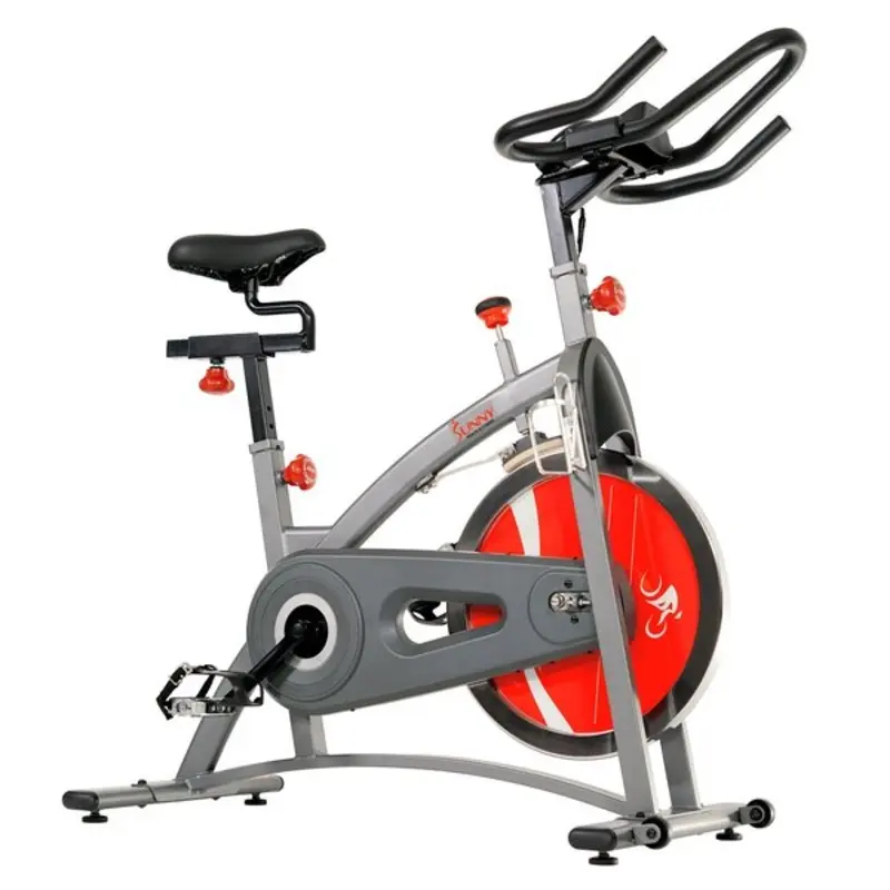 Belt Drive Exercise Bike Indoor Cycling Bike with LCD Monitor