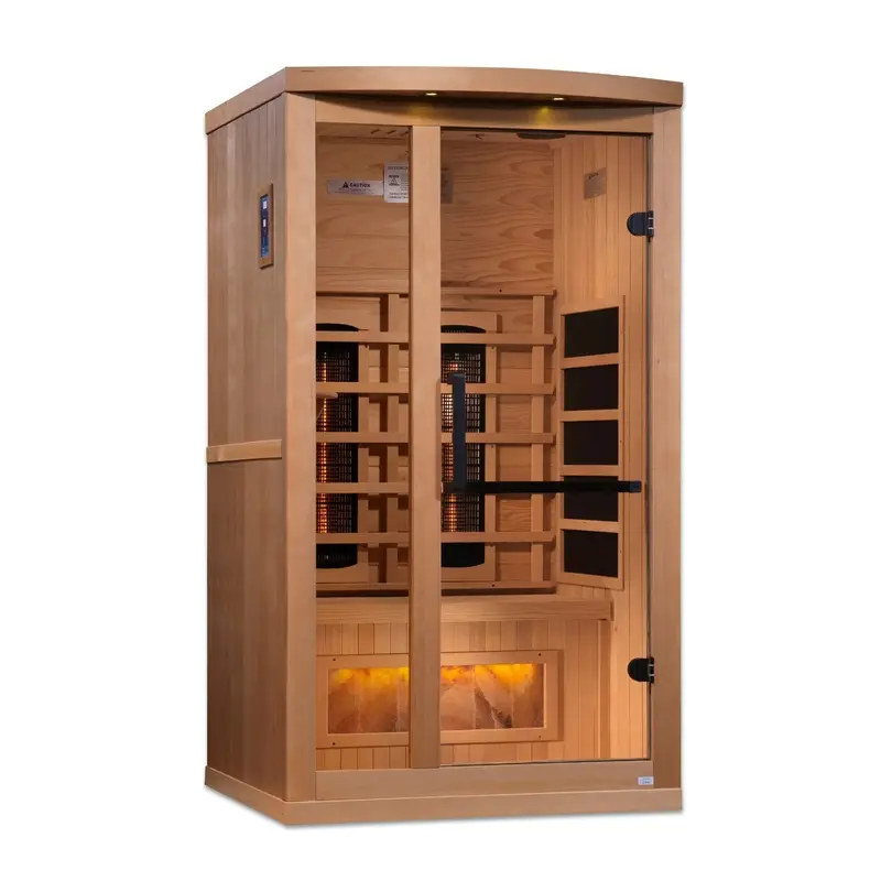 Golden Designs 1-2-Person Full Spectrum Near Zero EMF FAR Infrared Sauna