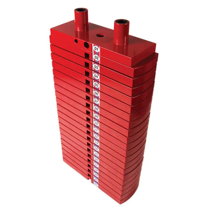 Body-Solid Premium Red Steel Weight Stack 200lbs