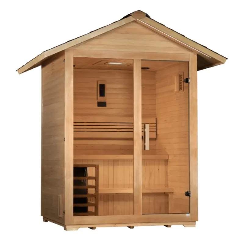 Golden Designs "Arlberg" 3 Person Traditional Outdoor Sauna GDI810301