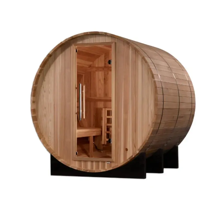 Golden Designs "Arosa" 4 Person Barrel Traditional Sauna GDI-B004-01