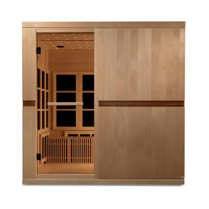 Golden Designs Catalonia 8-person Near Zero EMF FAR Infrared Sauna GDI-6880-02
