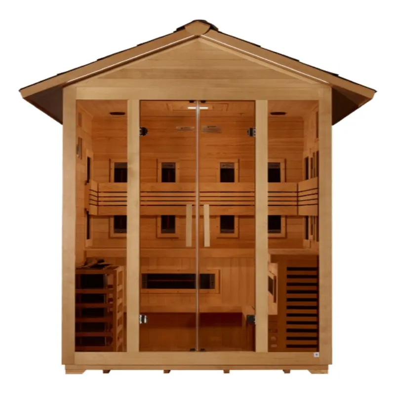Golden Designs Gargellen 5-Person Hybrid Sauna GDI-8125-01