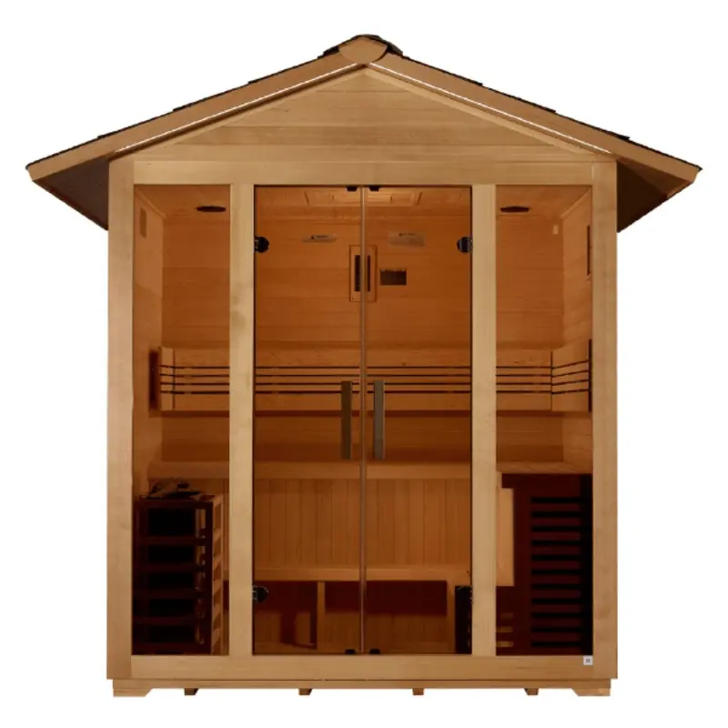 Golden Designs "Vorarlberg" 5 Person Traditional Outdoor Sauna GDI810501