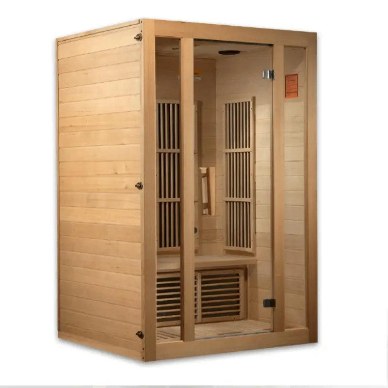Maxxus Seattle 2-Person Near Zero EMF FAR Infrared Sauna  MX-J206-01-ZF