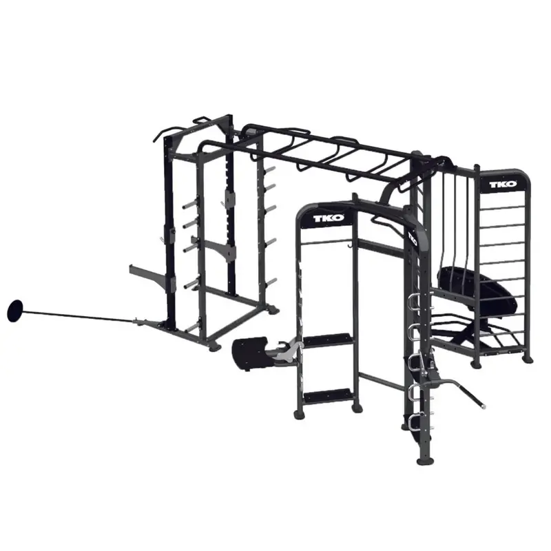 TKO Stretching-Rebounder-Power Rack Station 9902