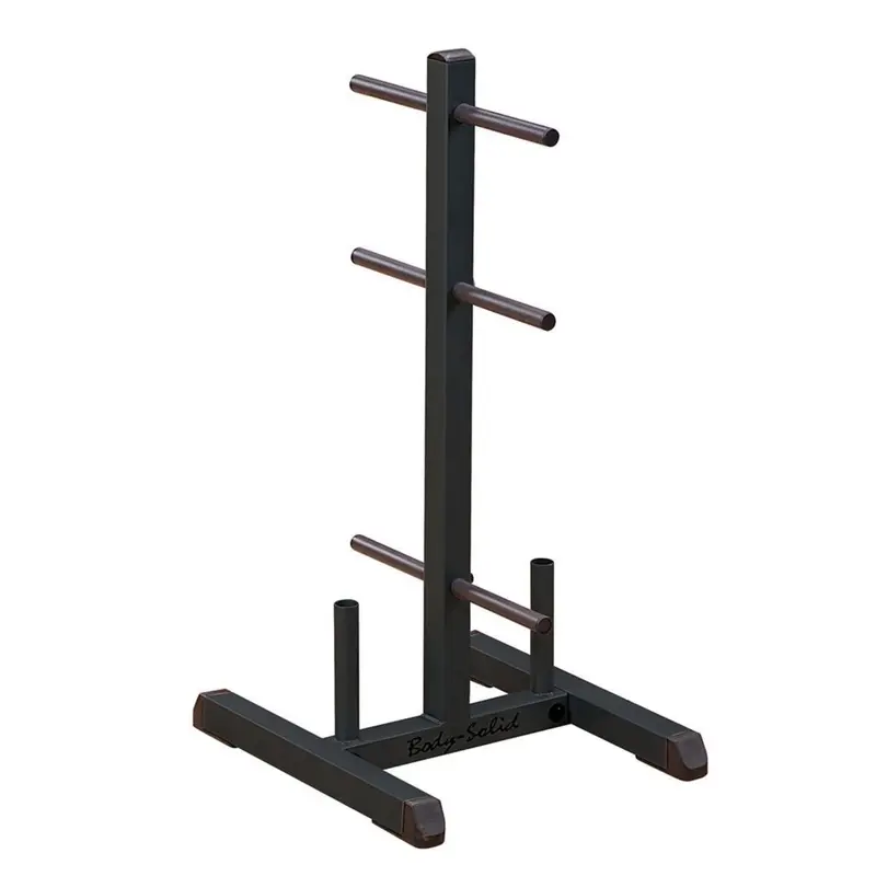 Body-Solid 6-Post Weight Tree and Bar Holder for Standard Weight Plates GSWT