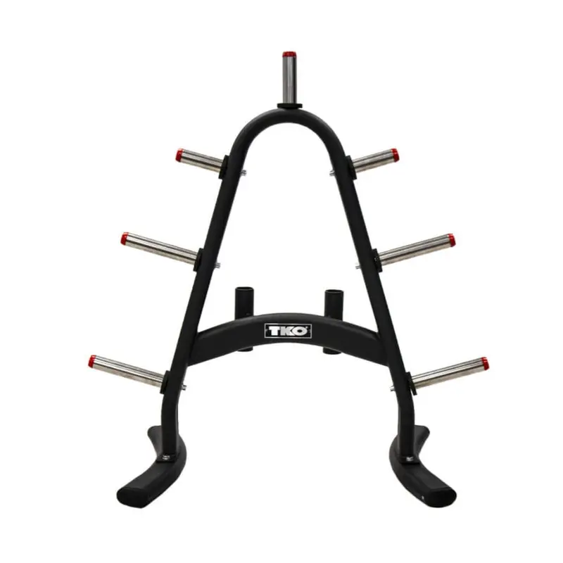 TKO Olympic Plate Tree w/Bar Holders 843OPT-BK