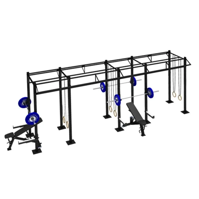 TITANIUM USA 4 CELL NARROW RIG WITH 8 TRI BARS FS-NR4C8T