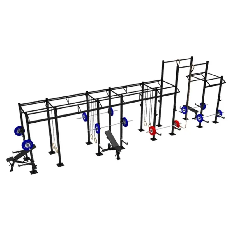 TITANIUM USA 7 CELL NARROW RIG WITH 12 TRI BARS & 2 EXTENSIONS FS-NR7C12T2E