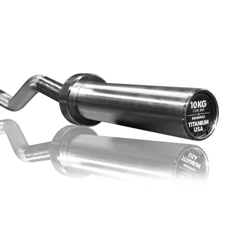 TITANIUM USA PLATINUM SERIES OLYMPIC EZY CURL BAR