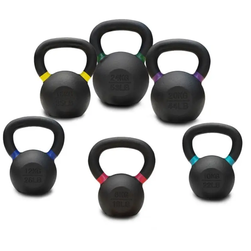 8KG TO 24KG PREMIUM POWDER COATED KETTLEBELLS SINGLE PACK