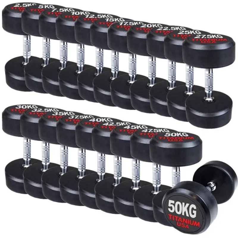 PRO STYLE DUMBBELL SET 2.5 TO 50KG - 20 PAIRS