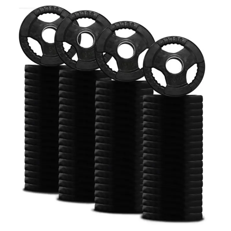 TITANIUM USA 1000KG RUBBER COATED WEIGHT PLATE PACKAGE