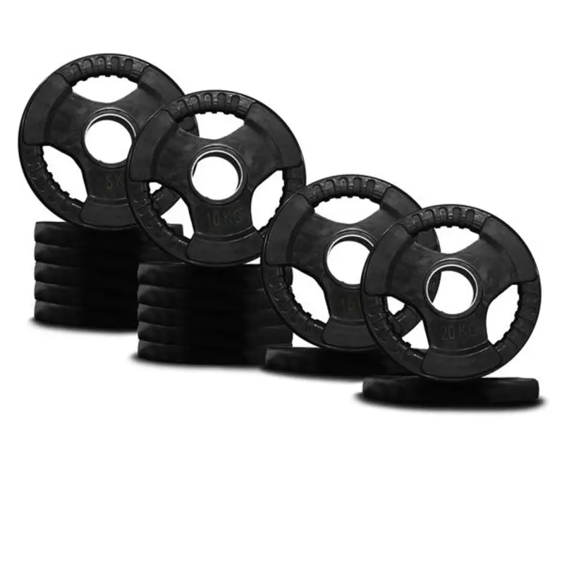 TITANIUM USA 160KG RUBBER COATED WEIGHT PLATE PACKAGE