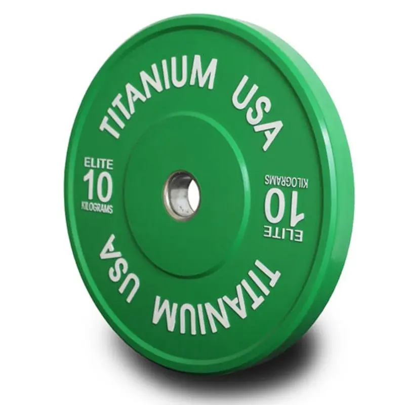 TITANIUM USA 10KG ELITE SERIES BUMPER PLATE