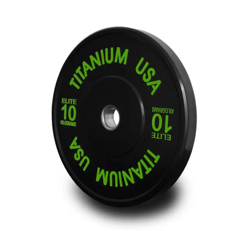 TITANIUM USA 10KG STEALTH SERIES BUMPER PLATE