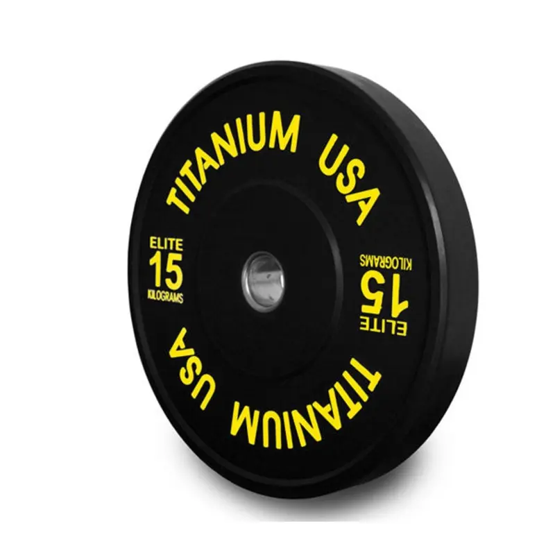 TITANIUM USA 15KG STEALTH SERIES BUMPER PLATE