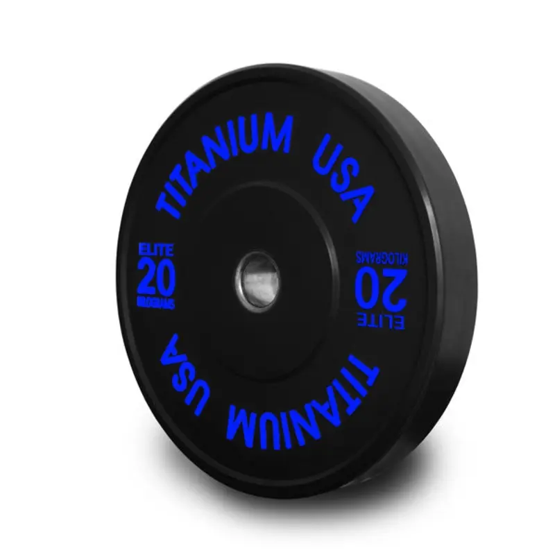 TITANIUM USA 20KG STEALTH SERIES BUMPER PLATE