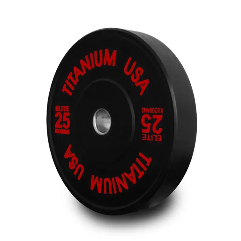 TITANIUM USA 25KG STEALTH SERIES BUMPER PLATE