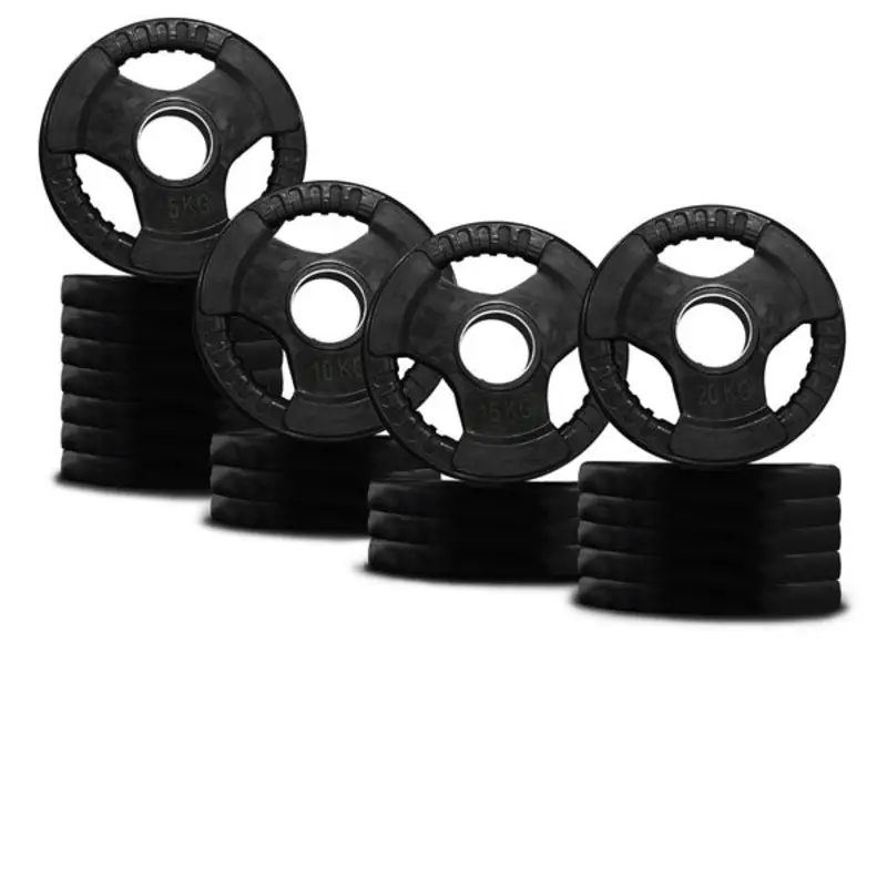 TITANIUM USA 260KG RUBBER COATED WEIGHT PLATE PACKAGE