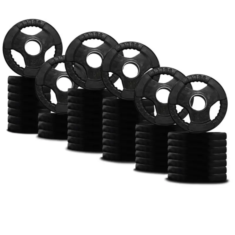 TITANIUM USA 450KG RUBBER COATED WEIGHT PLATE PACKAGE