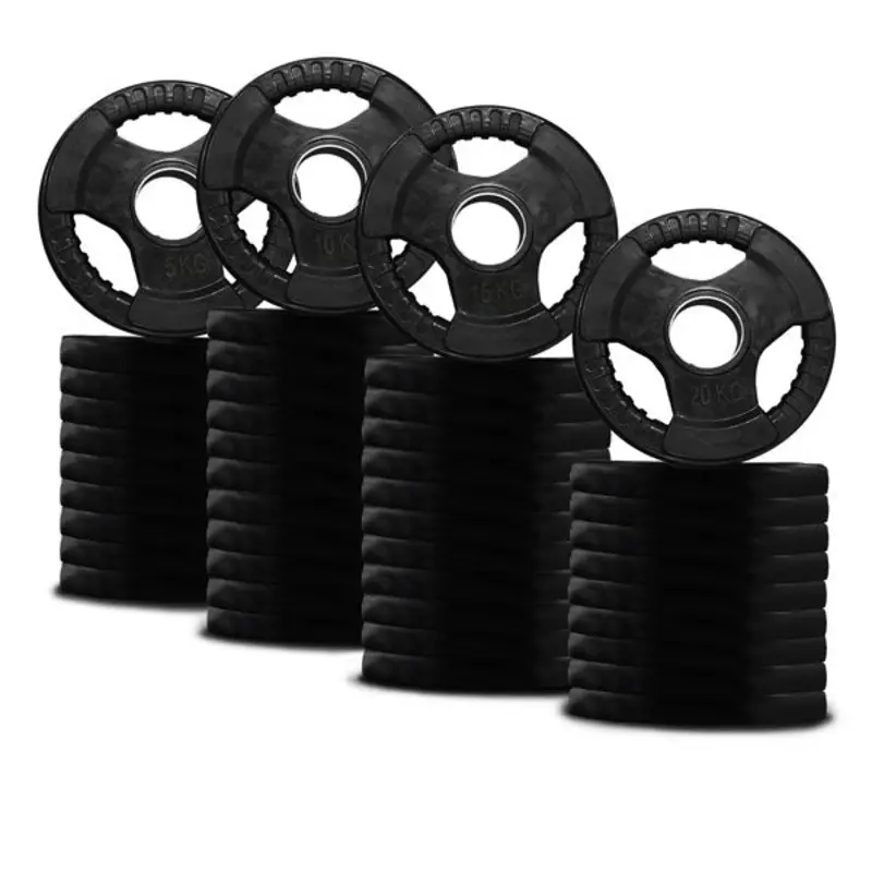 TITANIUM USA 550KG RUBBER COATED WEIGHT PLATE PACKAGE