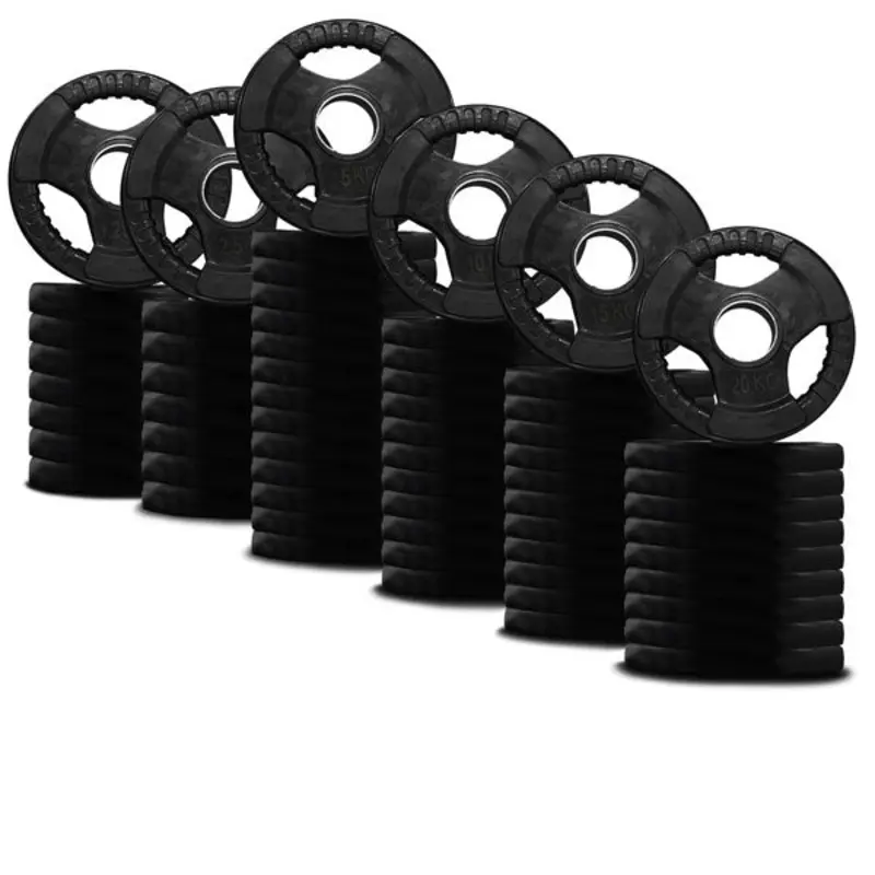 TITANIUM USA 600KG RUBBER COATED WEIGHT PLATE PACKAGE