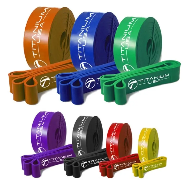 TITANIUM USA 6MM to 84MM PREMIUM POWER BANDS DOUBLE PACKAGE