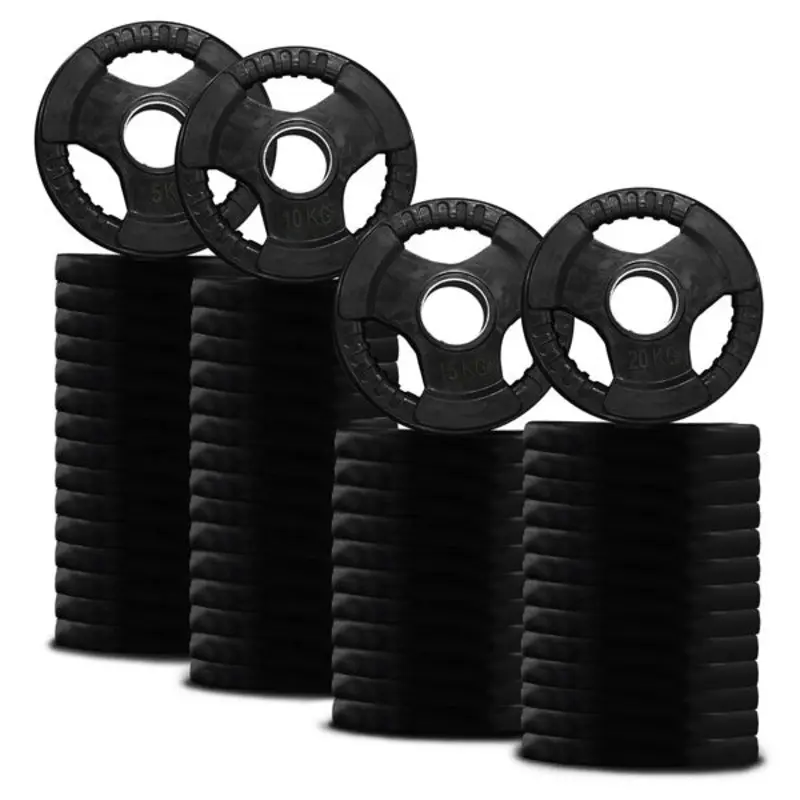 TITANIUM USA 700KG RUBBER COATED WEIGHT PLATE PACKAGE