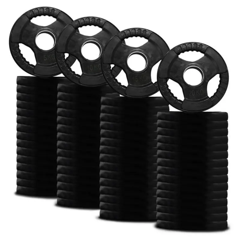 TITANIUM USA 800KG RUBBER COATED WEIGHT PLATE PACKAGE