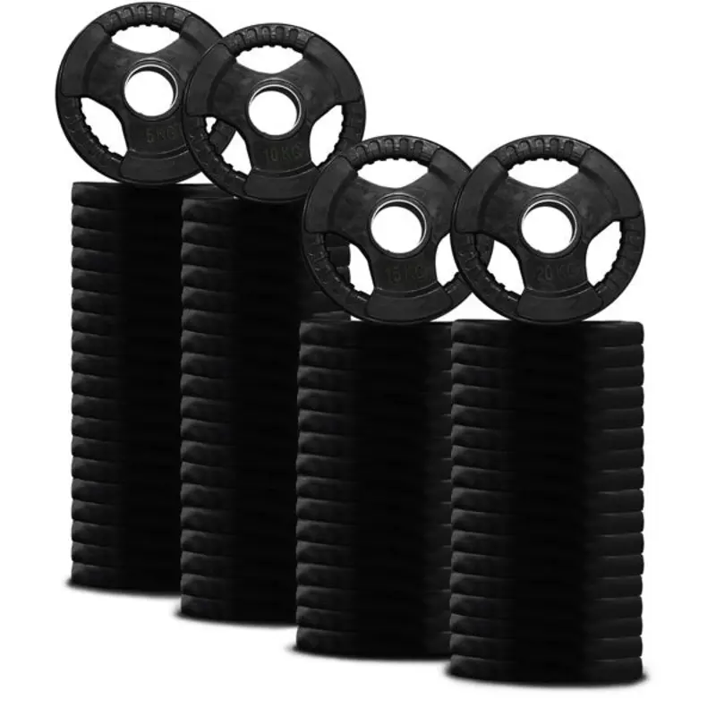 TITANIUM USA 900KG RUBBER COATED WEIGHT PLATE PACKAGE