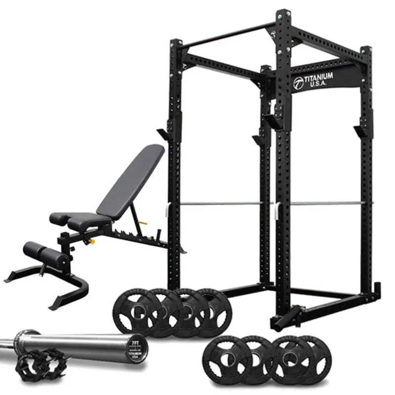 TITANIUM USA CS40 COMPETITION SERIES POWER RACK PACKAGE 1